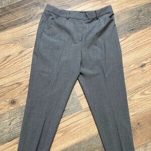 NWT Brooks Brothers Dress Work Pants Straight Leg Gray Womens SZ 10 L 26
